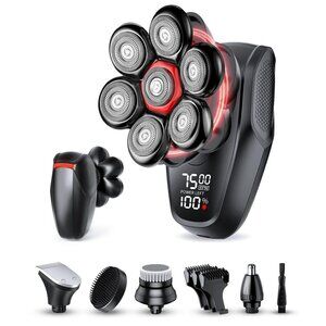 Head Shavers for Bald Men - IPX8 Waterproof Electric Razor for Wet/Dry Use with